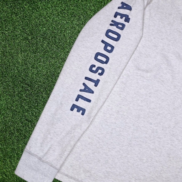 VINTAGE AEROPOSTALE HENLEY THERMAL TOP - Picture 3 of 8